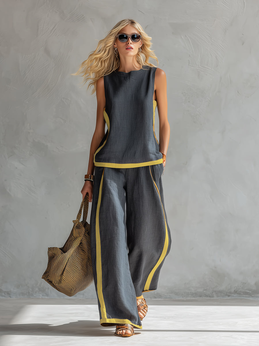 Completo Elegante – Chiara – Fluido con Maniche Corte