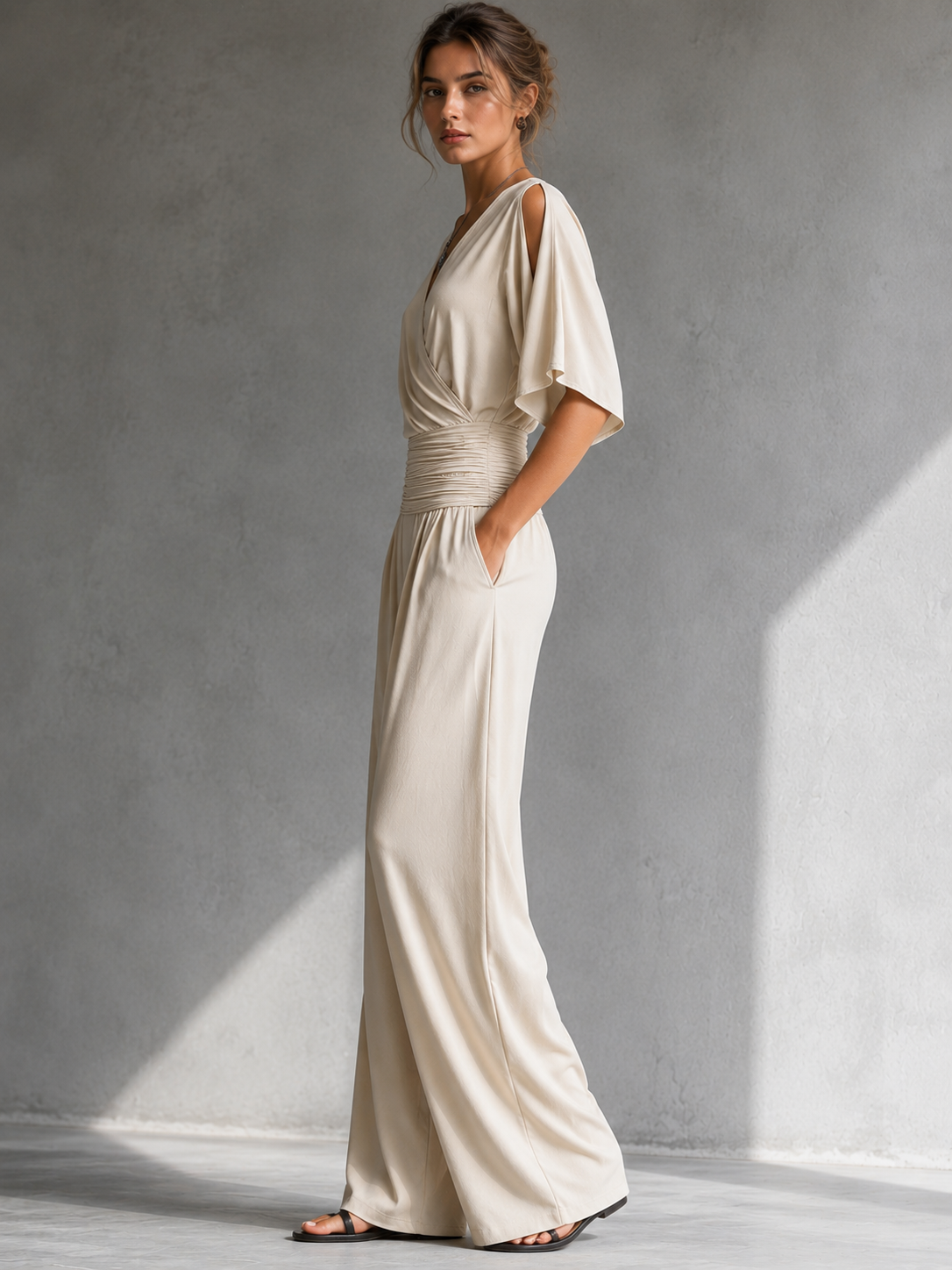 Completo Elegante – Lily – Scollatura a V Incrociata