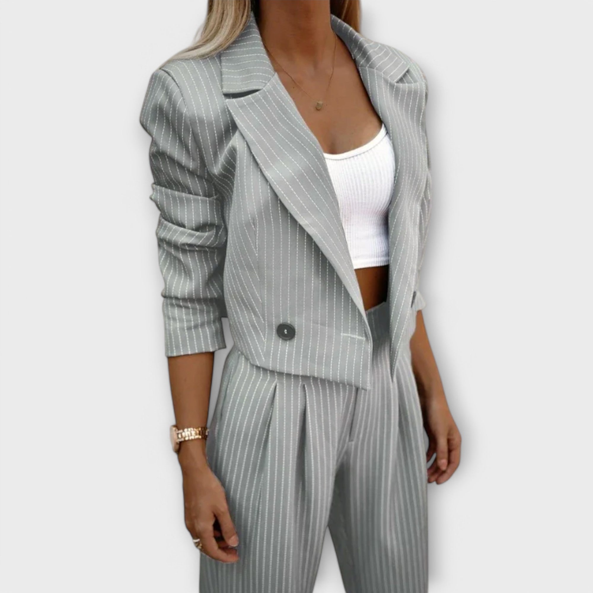 GIULIA Elegante – Giulia – Tessuto Leggero a Righe