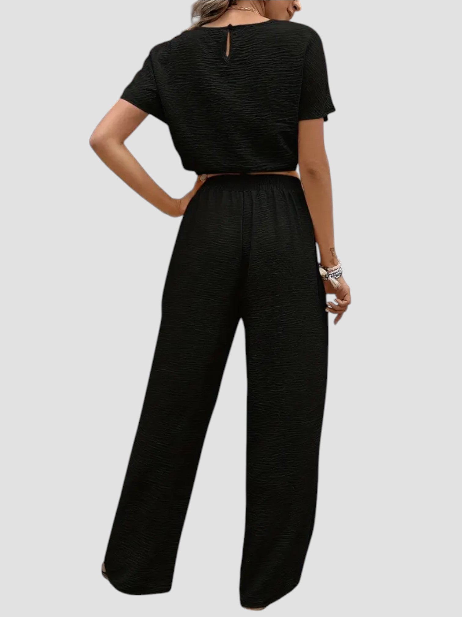 Coordinato – Giulia – Crop Top a Manica Ampia