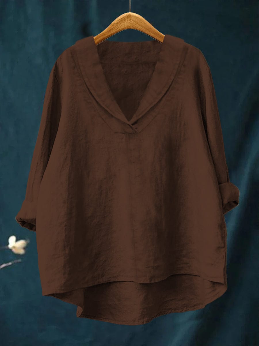Blusa Elegante – Arianna – Vestibilità Sciolta e Stampa Artistica