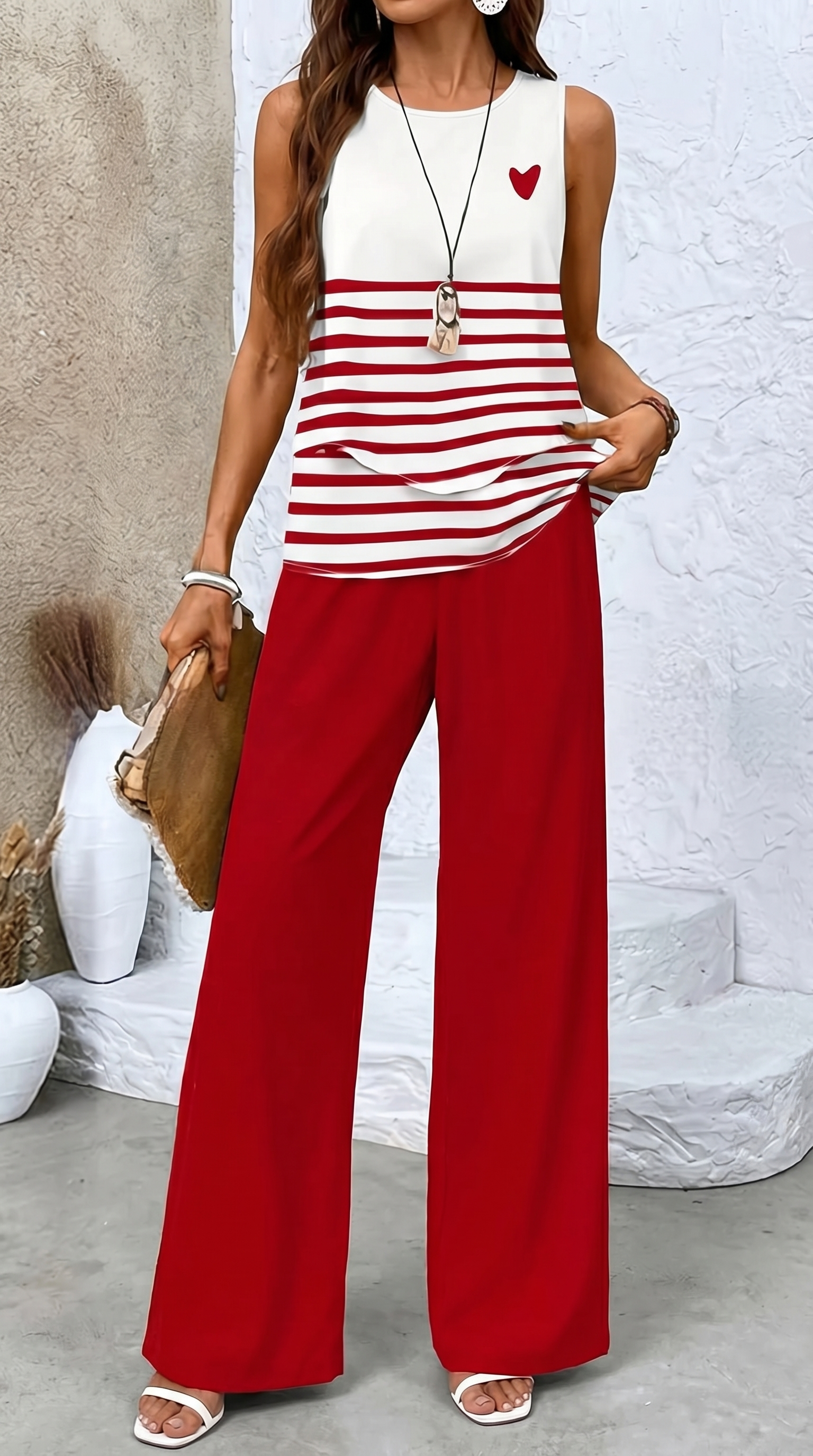 Completo Elegante – Giorgia – Tessuto Leggero e Floreale