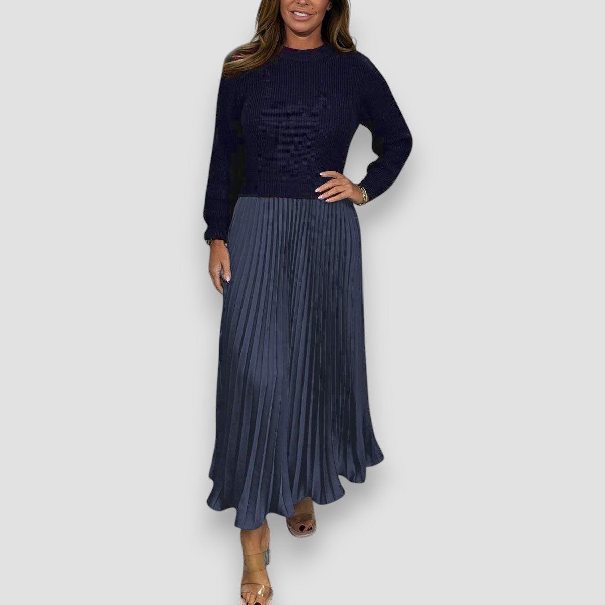 Completo Elegante – Elena – Gonna Plissettata