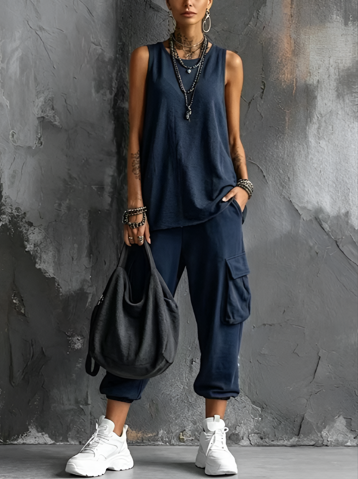 Completo Casual – Ella – Tessuto Fluido e Rilassato