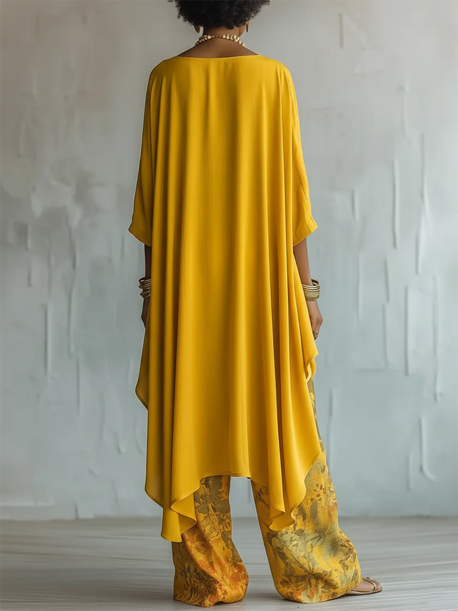 Completo Elegante – Valentina – Floreale e Fluido