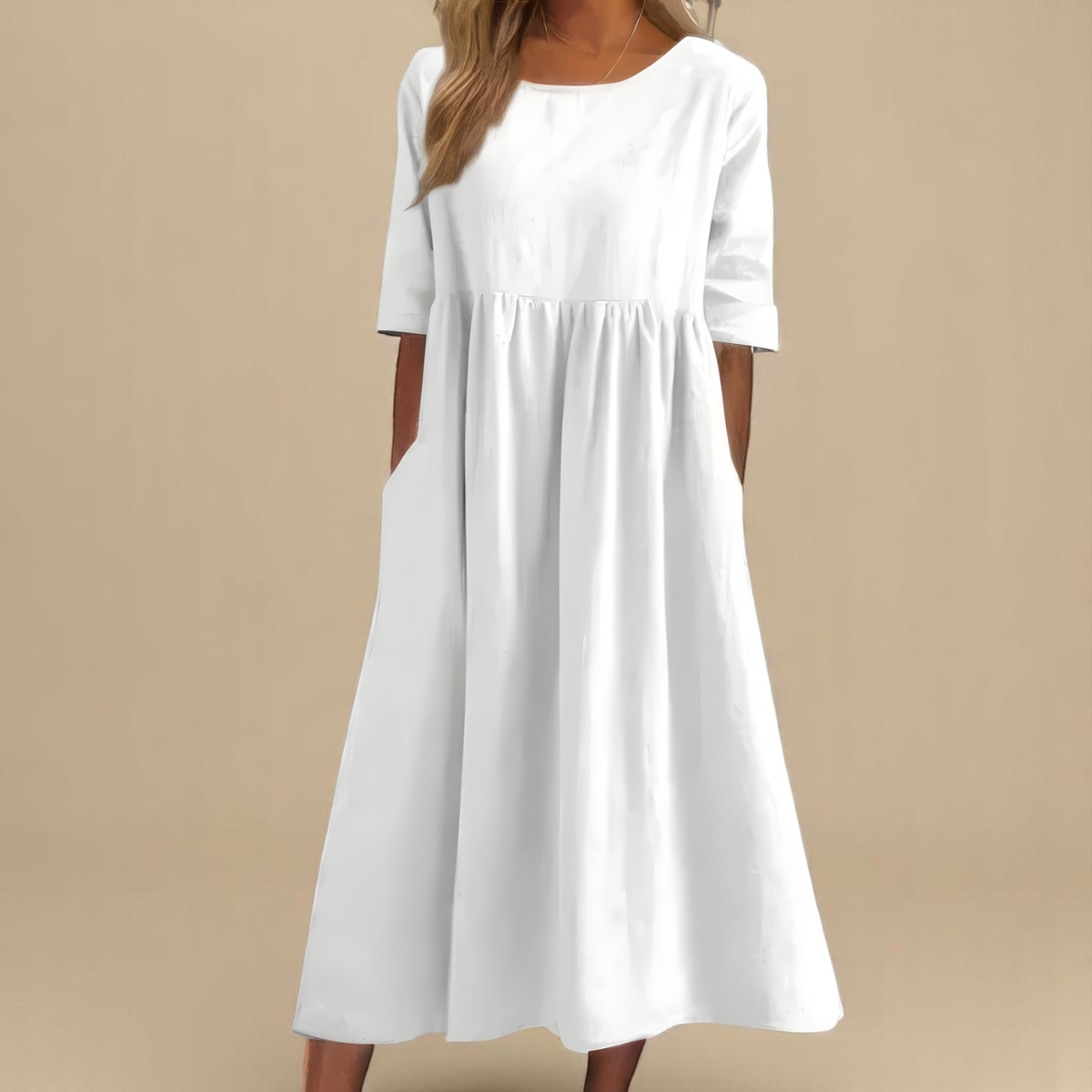 Abito – Arianna – Linea A con Maniche Leggere