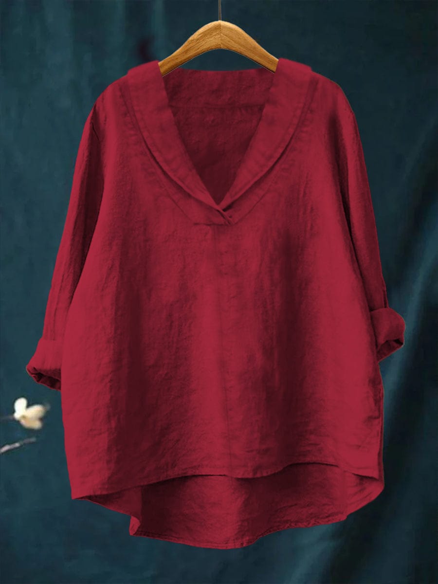 Blusa Elegante – Arianna – Vestibilità Sciolta e Stampa Artistica