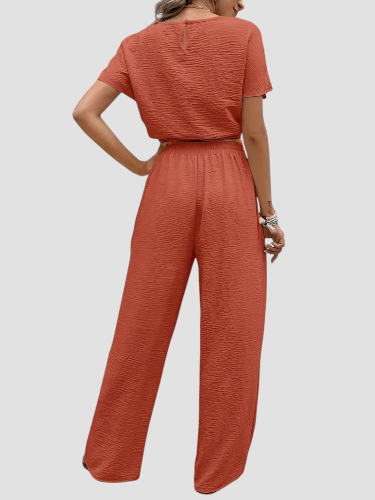 Coordinato – Giulia – Crop Top a Manica Ampia
