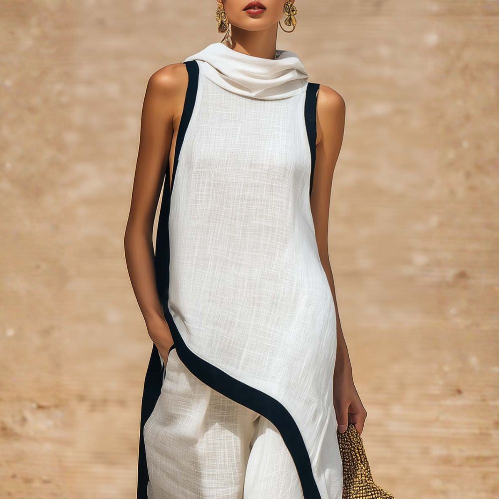 Completo Elegante – Willow – Scollo Drappeggiato