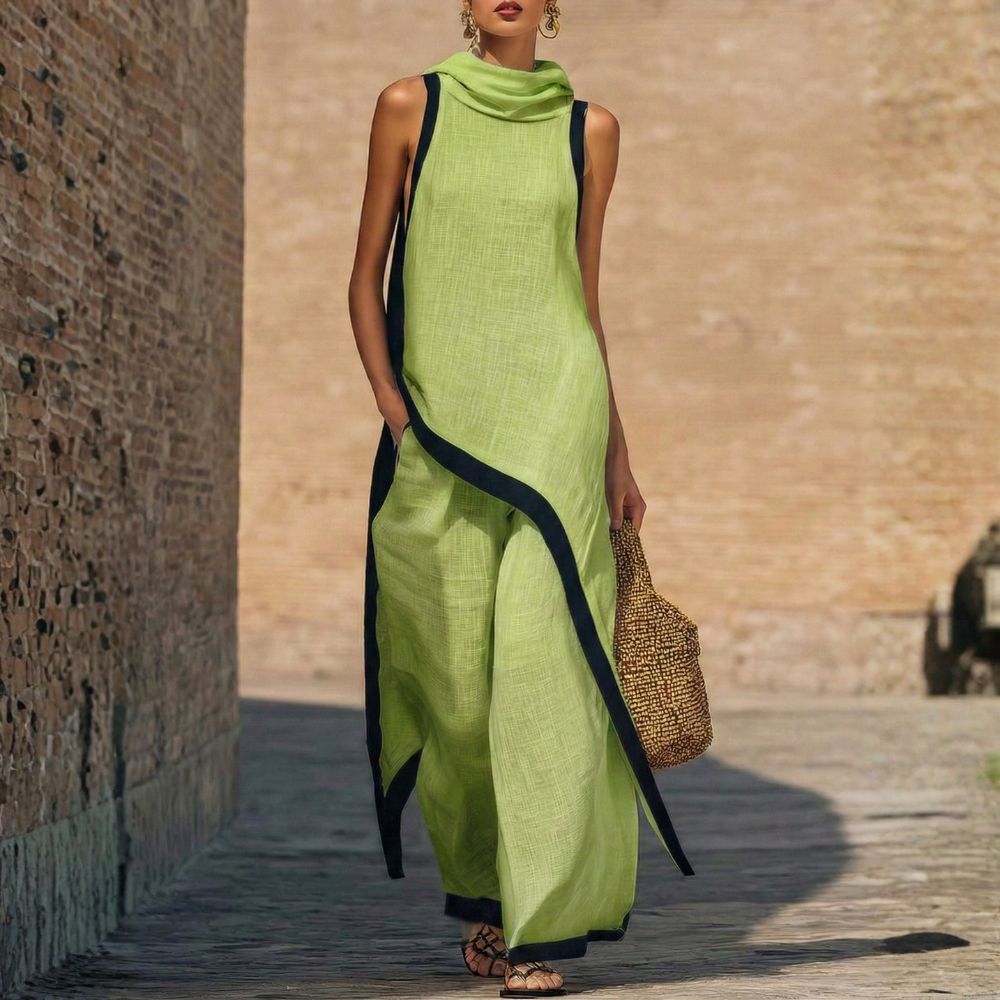 Completo Elegante – Willow – Scollo Drappeggiato