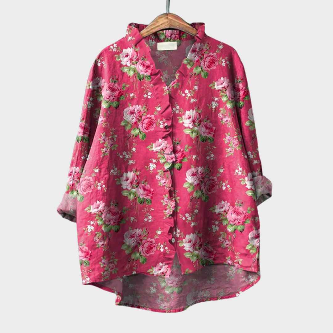 Blusa Elegante – Elena – Vestibilità Fluida e Leggera