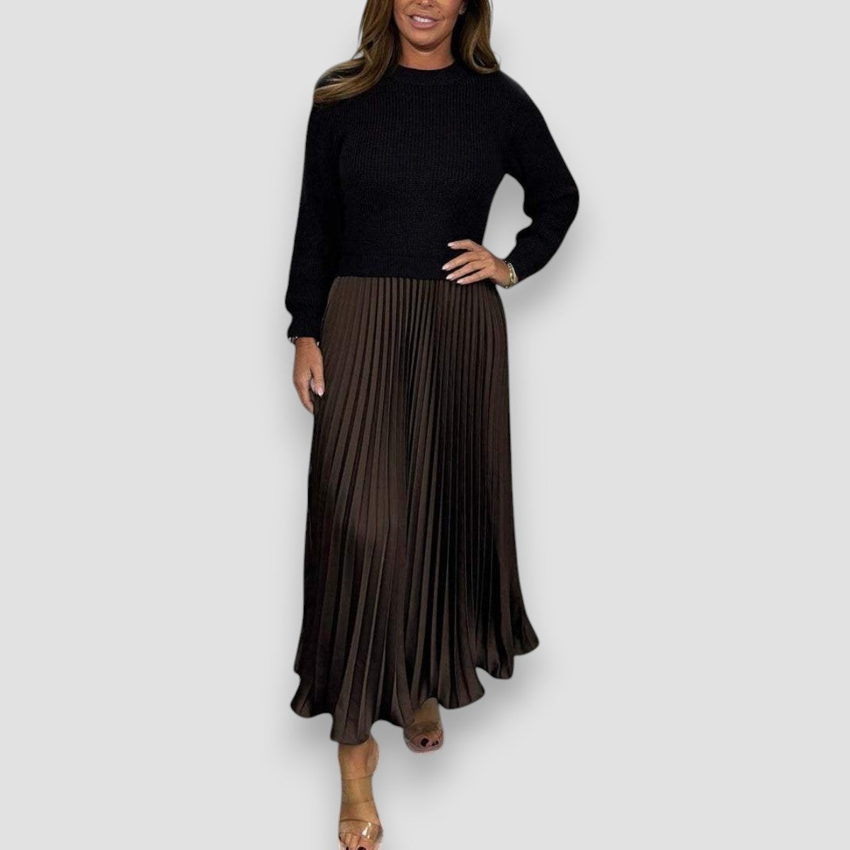 Completo Elegante – Elena – Gonna Plissettata