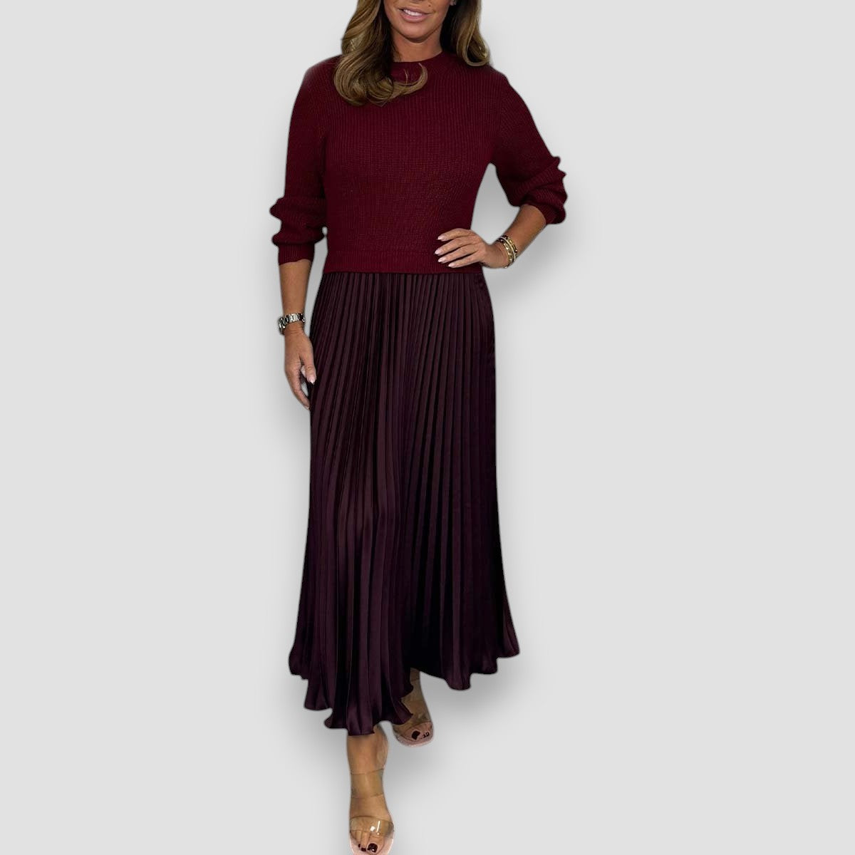 Completo Elegante – Elena – Gonna Plissettata