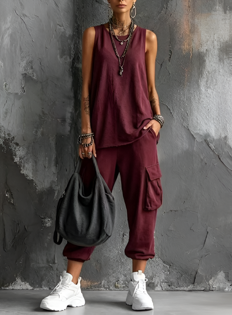 Completo Casual – Ella – Tessuto Fluido e Rilassato